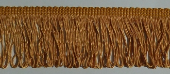 Fringe Loop 5cm (25 m), Yellow Brown 109